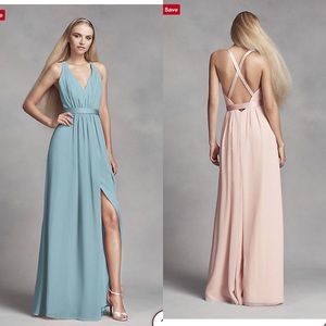 White By Vera Wang Mist Bridesmaid Dress